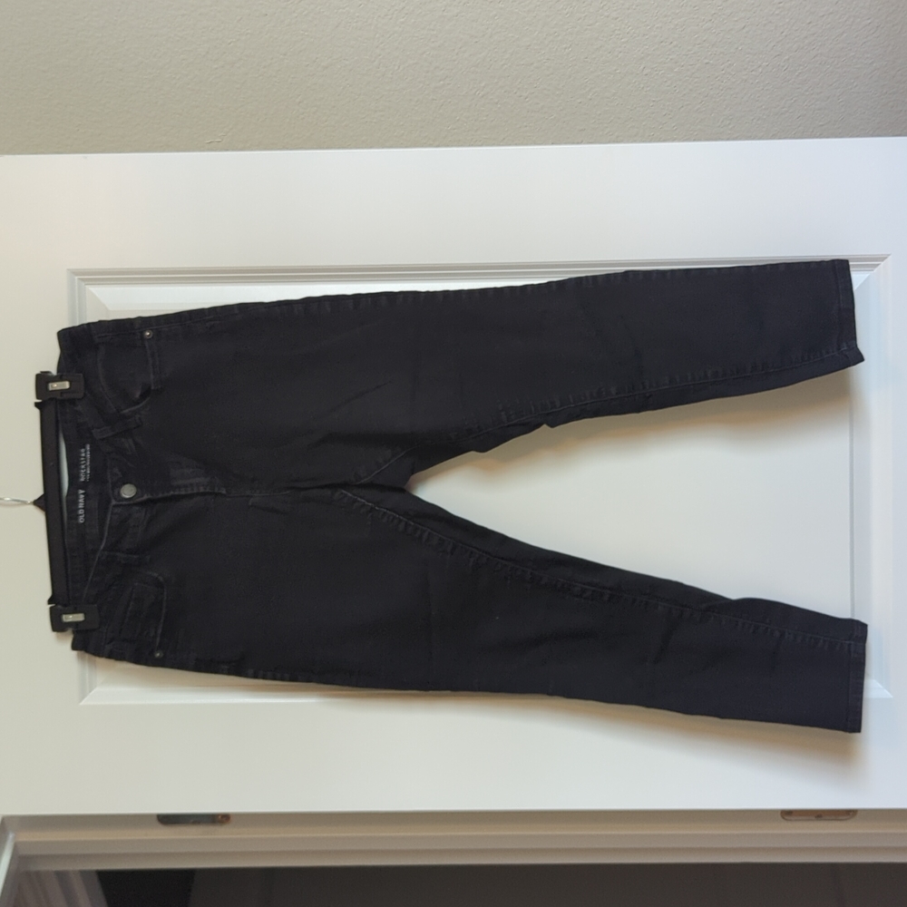 Black Stretch Skinny Jeans - Short length